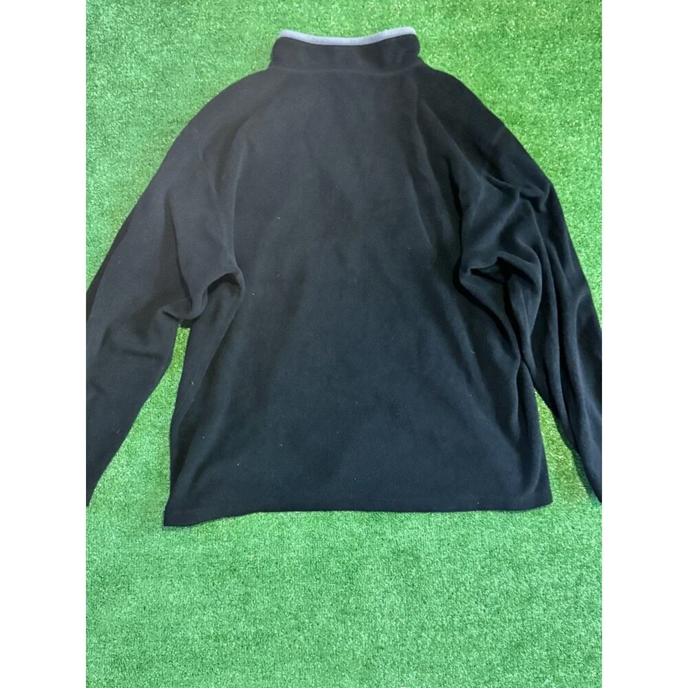 Men’s 4XL Foot locker Black & Gray Fleece Quarter Zip Pullover